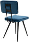 Kick eetkamerstoel Toby - donkerblauw