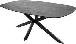 Kick eettafel Dana - 180cm zwart