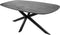 Kick eettafel Dana - 180cm zwart