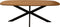 Kick eettafel Dana - 210cm warm bruin