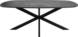 Kick eettafel Dana - 210cm zwart