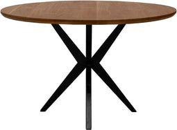 Kick eettafel Havard - 120cm - bruin