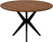 Kick eettafel Havard - 120cm - bruin