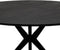 Kick eettafel Havard - 120cm - zwart