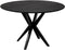 Kick eettafel Havard - 120cm - zwart