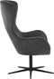 Kick Fauteuil Boaz - Donkergrijs