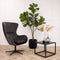 Kick Fauteuil Boaz - Donkergrijs