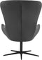 Kick Fauteuil Boaz - Donkergrijs