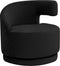 Kick Fauteuil Luna - Zwart