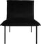 Kick Fauteuil Velvet Lola - Zwart