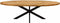 Kick Industrial eetkamertafel Dax ovaal - Mango - 210 cm
