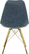 Kick Kuipstoel Jens Blauw - Goud Frame