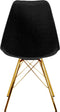 Kick Kuipstoel Jens Grijs - Goud Frame