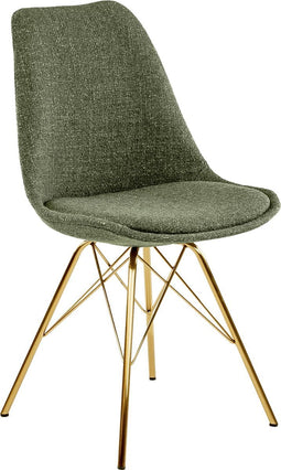 Kick Kuipstoel Jens Groen - Goud Frame