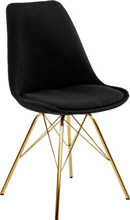 Kick Kuipstoel Jens Zwart - Goud Frame
