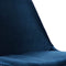 Kick Kuipstoel Velvet Donker Blauw - Goud Frame