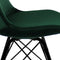 Kick Kuipstoel Velvet - Donkergroen
