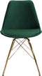 Kick Kuipstoel Velvet Goud - Goud Frame