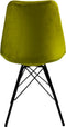 Kick kuipstoel Velvet - Groen