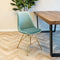 Kick Kuipstoel Velvet Mintgroen - Goud Frame