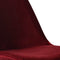 Kick Kuipstoel Velvet Rood - Goud Frame
