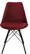 Kick kuipstoel Velvet - Rood