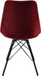 Kick kuipstoel Velvet - Rood