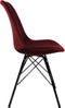 Kick kuipstoel Velvet - Rood