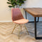 Kick Kuipstoel Velvet Roze - Goud Frame