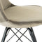 Kick kuipstoel Velvet - Taupe