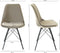 Kick kuipstoel Velvet - Taupe