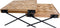 Kick salontafel Dex set van 2 vierkant