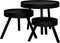 Kick salontafel Job set van 3 rond