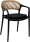 Kick tuinstoel Coco - zwart/beige