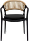 Kick tuinstoel Coco - zwart/beige