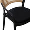 Kick tuinstoel Coco - zwart/beige