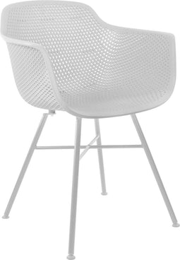 Kick Tuinstoel Indy Wit - Wit frame