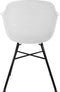Kick Tuinstoel Indy Wit - Wit frame