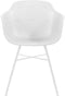 Kick Tuinstoel Indy Wit - Wit frame