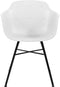 Kick Tuinstoel Indy Wit - Wit frame