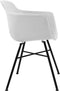 Kick Tuinstoel Indy Wit - Wit frame