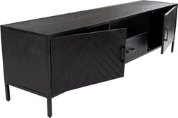 Kick TV Dressoir Hugo laag - Zwart