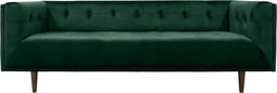 Kick Velvet Bank Bobbi - Donkergroen