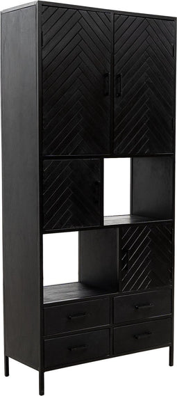 Kick Wandkast Hugo Zwart - 90 cm