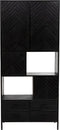 Kick Wandkast Hugo Zwart - 90 cm