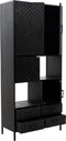 Kick Wandkast Hugo Zwart - 90 cm