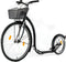 Kickbike step City G4 met mandje (zwart)