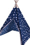 KidCollection Tipitent - 103 x 103 x 160 cm - Blauw/Wit