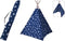 KidCollection Tipitent - 103 x 103 x 160 cm - Blauw/Wit