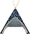KidCollection Tipitent - 103 x 103 x 160 cm - Blauw/Wit
